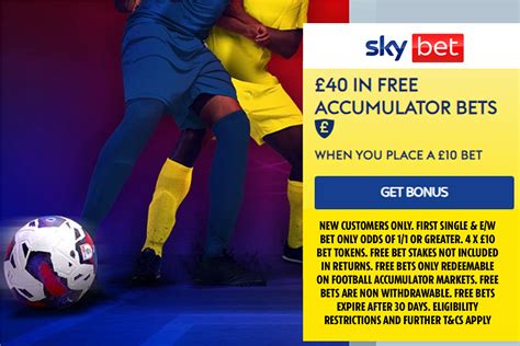 Football betting offer: Bet £10 and get £40 in free accas.